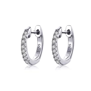 Pandora Style kleine cirkel Oorringen - SCE498-A (afbeelding voor) Pandora Style kleine cirkel Oorringen - SCE498-A