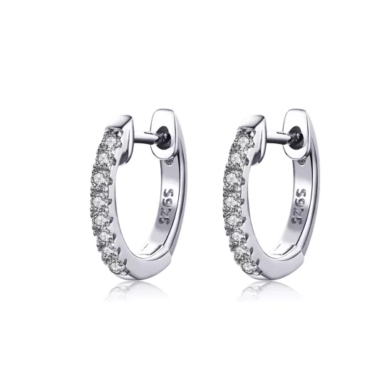(afbeelding voor) Pandora Style kleine cirkel Oorringen - SCE498-A