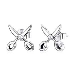 (afbeelding voor) Pandora Style Kleine Schaar Oorknopjes - SCE1003