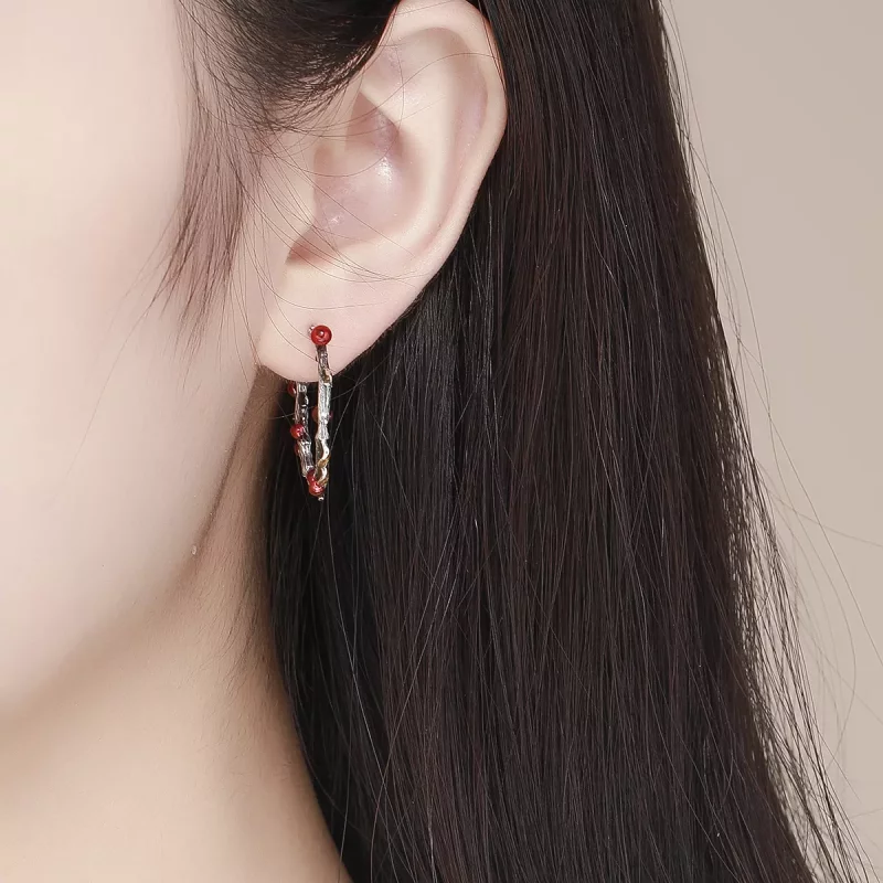(afbeelding voor) Pandora Style Kleur van de herfst Oorringen - SCE443 - Bekijken 5