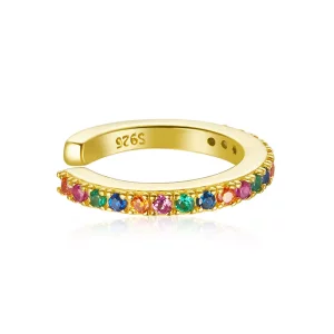 (afbeelding voor) Pandora Style Kleurrijk Oorclip - SCE993-B