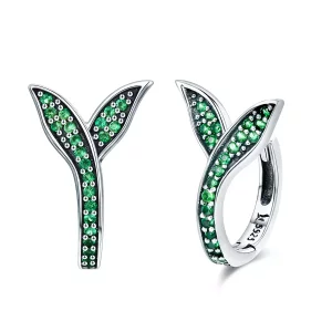 (afbeelding voor) Pandora Style Knoppen van de lente Oorringen - SCE295