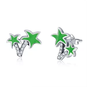 (afbeelding voor) Pandora Style Kokospalm Oorknopjes - SCE428