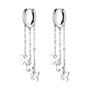 Pandora Style Kwastje vlinder Oorhangers - SCE1173 (afbeelding voor) Pandora Style Kwastje vlinder Oorhangers - SCE1173