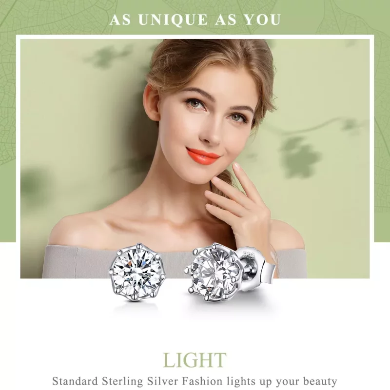 (afbeelding voor) Pandora Style Licht Oorknopjes - SCE499 - Bekijken 2