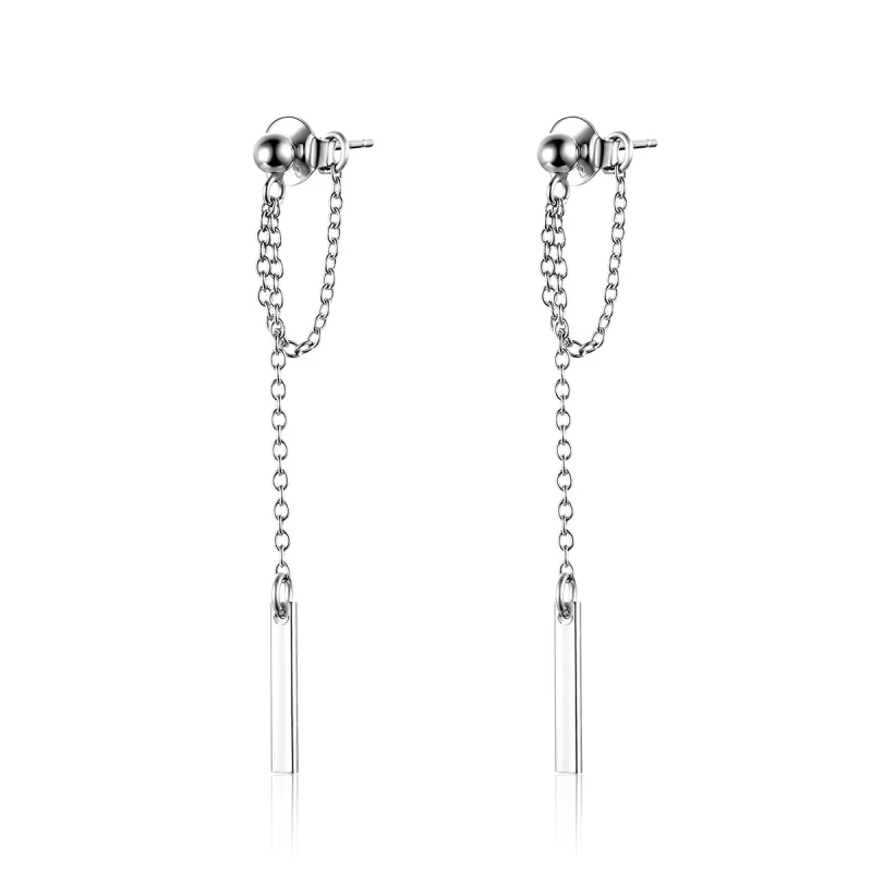 (afbeelding voor) Pandora Style Lichtgeometrie Oorhangers - SCE550