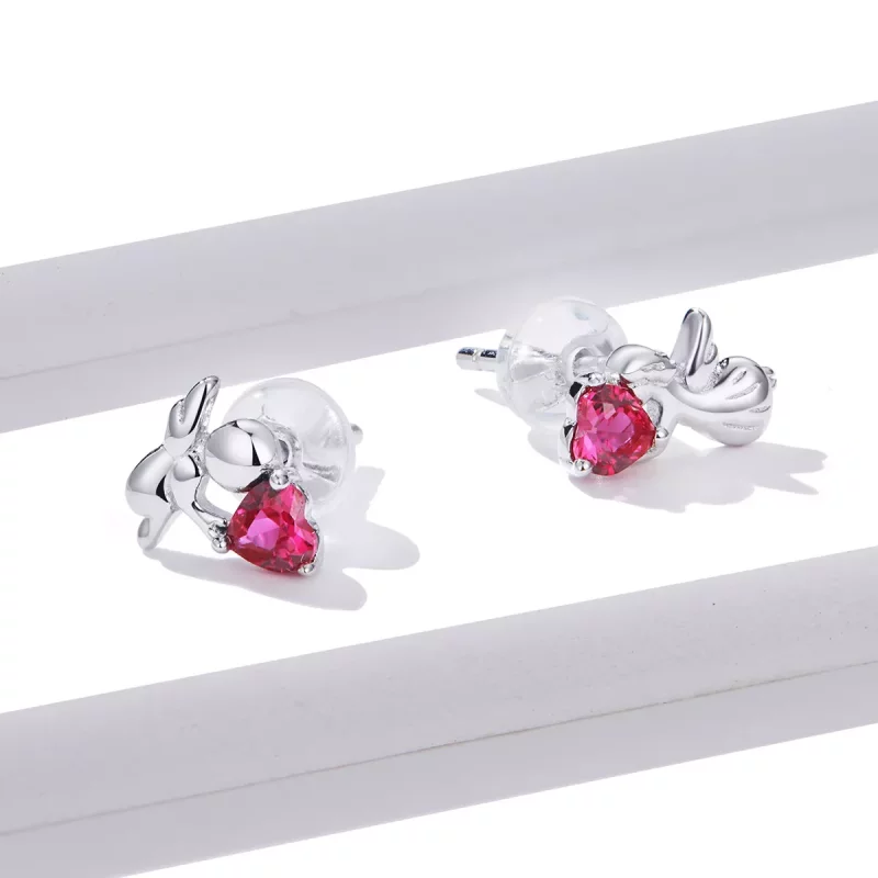 (afbeelding voor) Pandora Style Liefdesengel Oorknopjes - BSE367 - Bekijken 4