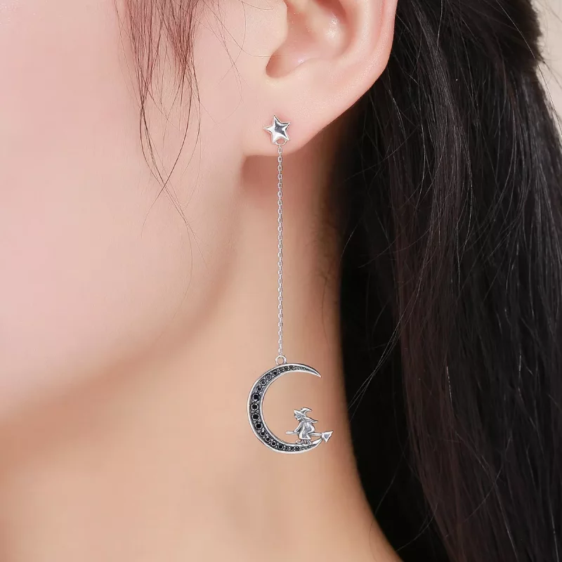 (afbeelding voor) Pandora Style Maan Oorhangers - SCE287 - Bekijken 6