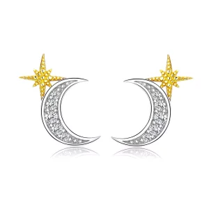 Pandora Style maanlicht Oorknopjes - SCE729 (afbeelding voor) Pandora Style maanlicht Oorknopjes - SCE729