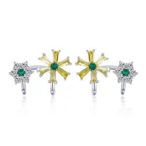 Pandora Style Madeliefje Oorknopjes - SCE487 (afbeelding voor) Pandora Style Madeliefje Oorknopjes - SCE487