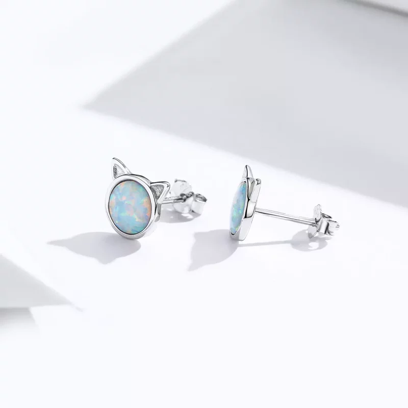 (afbeelding voor) Pandora Style Miauw ster Oorknopjes - SCE538-Q - Bekijken 4