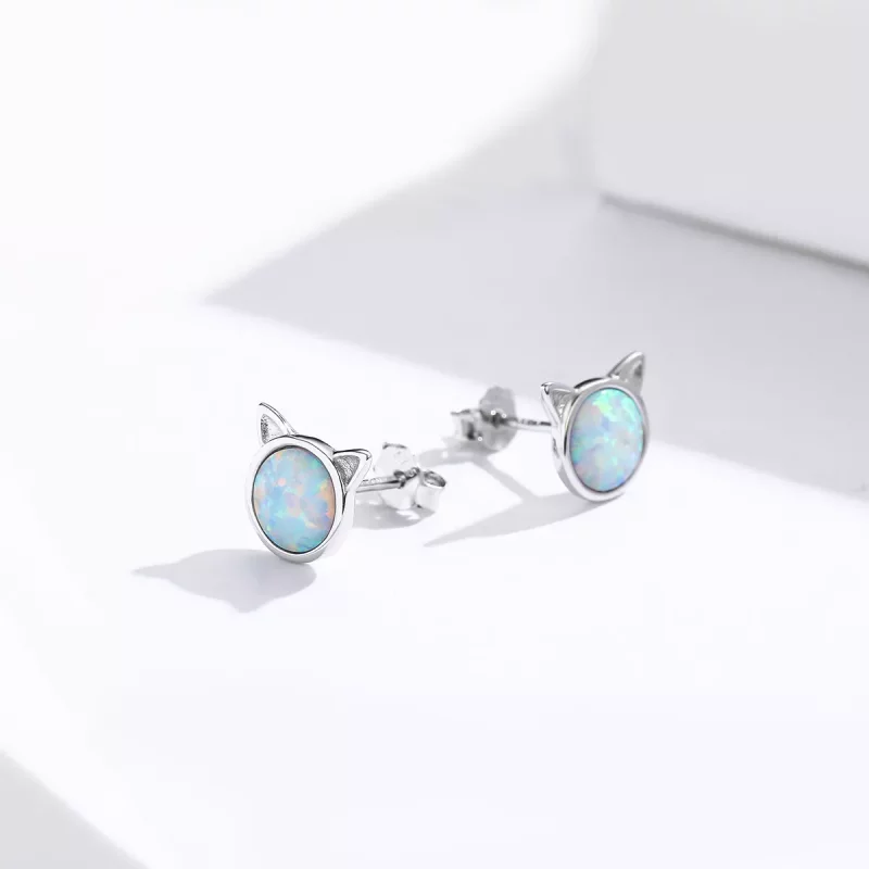 (afbeelding voor) Pandora Style Miauw ster Oorknopjes - SCE538-Q - Bekijken 5