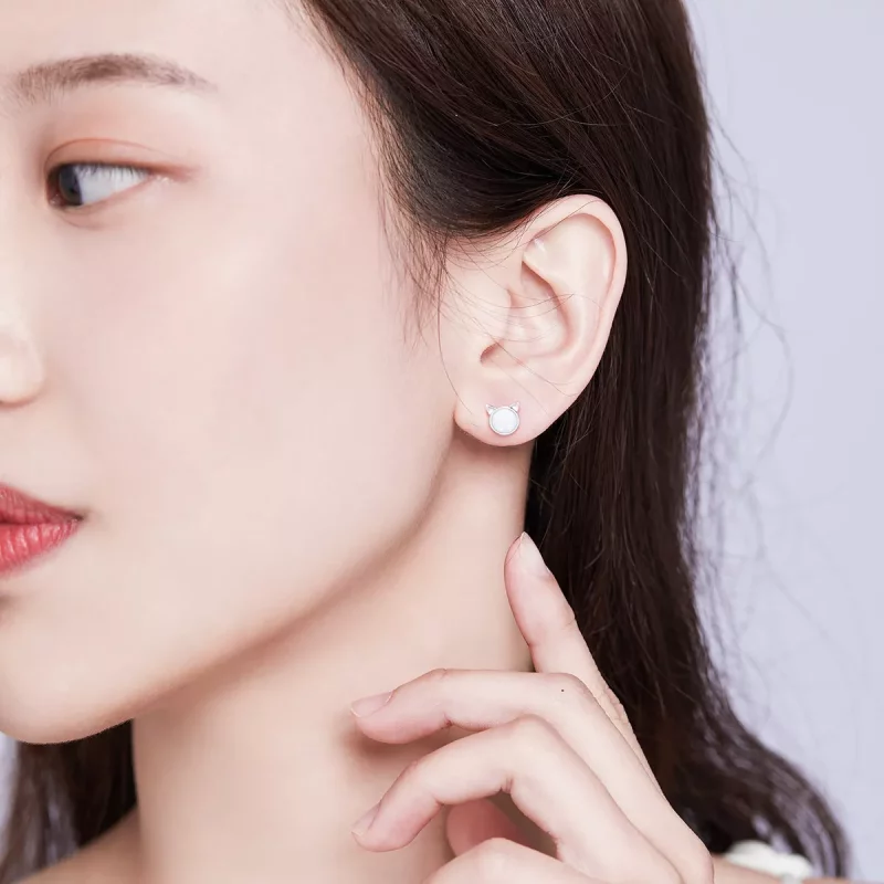 (afbeelding voor) Pandora Style Miauw ster Oorknopjes - SCE538-Q - Bekijken 6