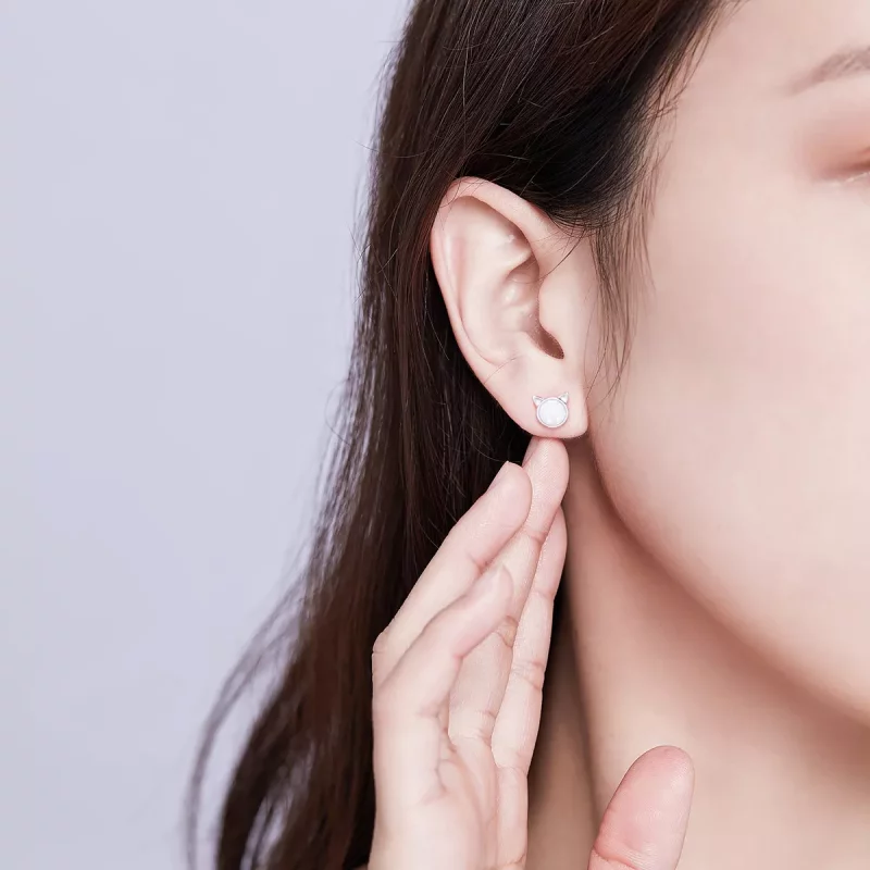 (afbeelding voor) Pandora Style Miauw ster Oorknopjes - SCE538-Q - Bekijken 8
