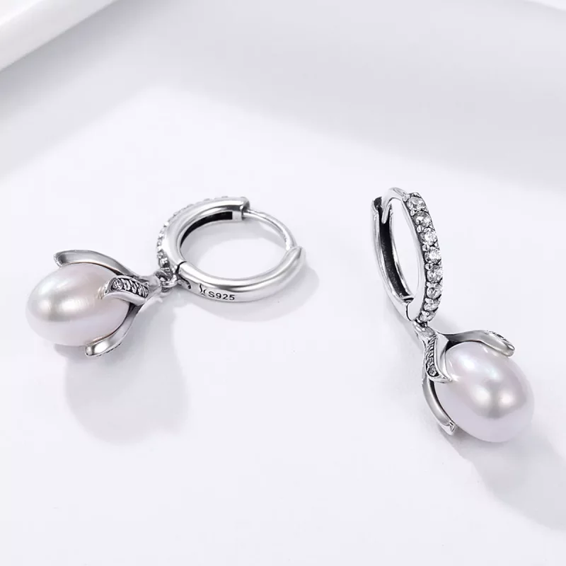 (afbeelding voor) Pandora Style Mimosa Knop Oorknopjes - SCE259 - Bekijken 4