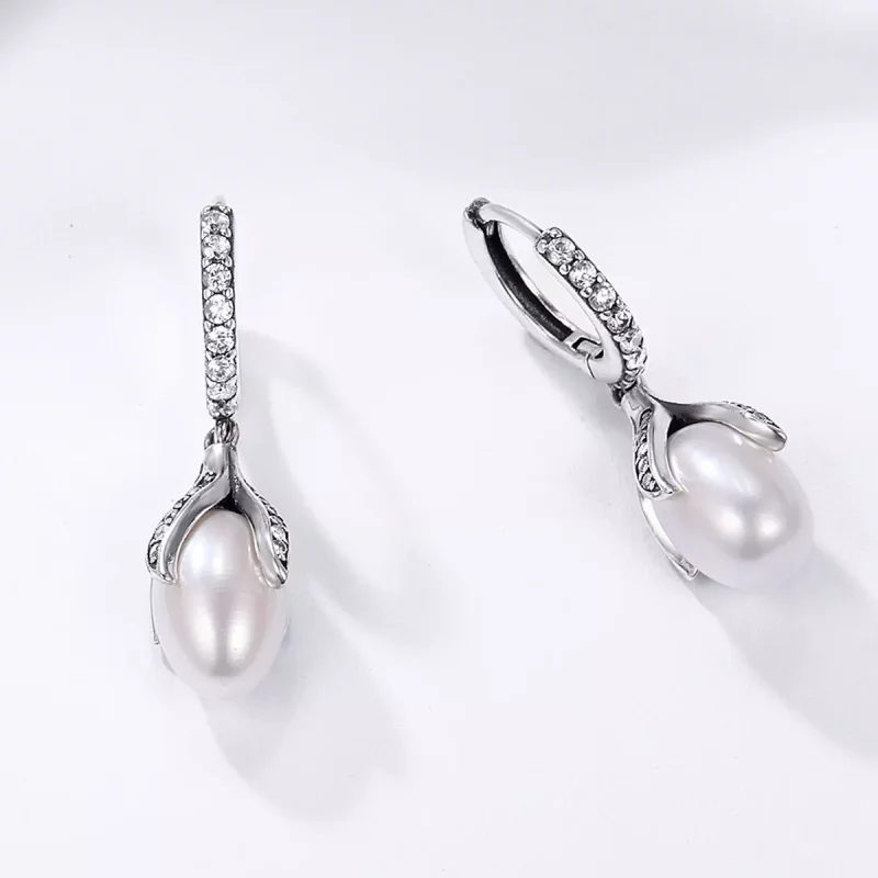 (afbeelding voor) Pandora Style Mimosa Knop Oorknopjes - SCE259 - Bekijken 5