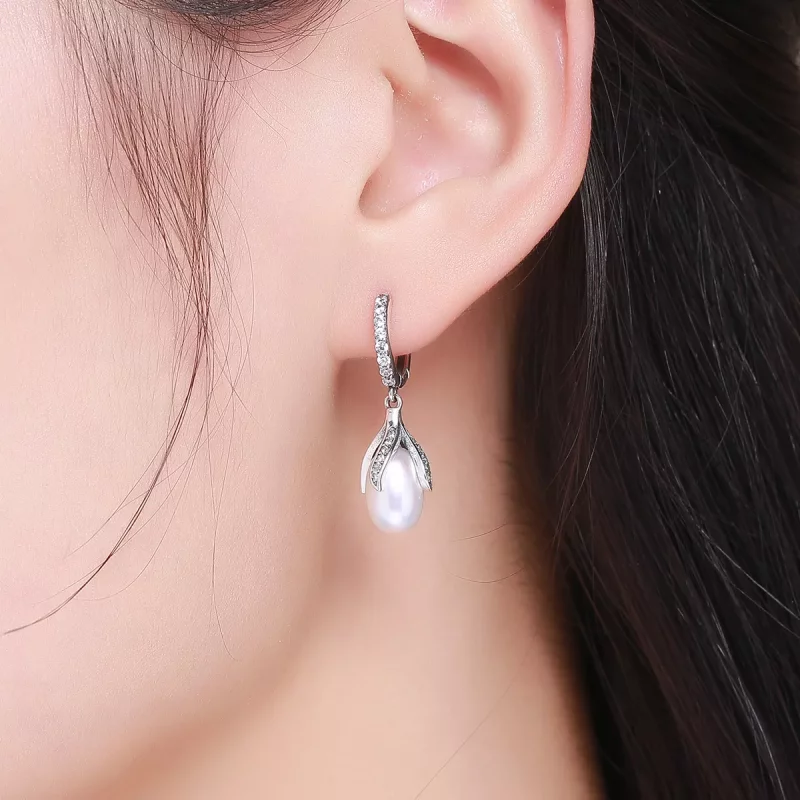 (afbeelding voor) Pandora Style Mimosa Knop Oorknopjes - SCE259 - Bekijken 6