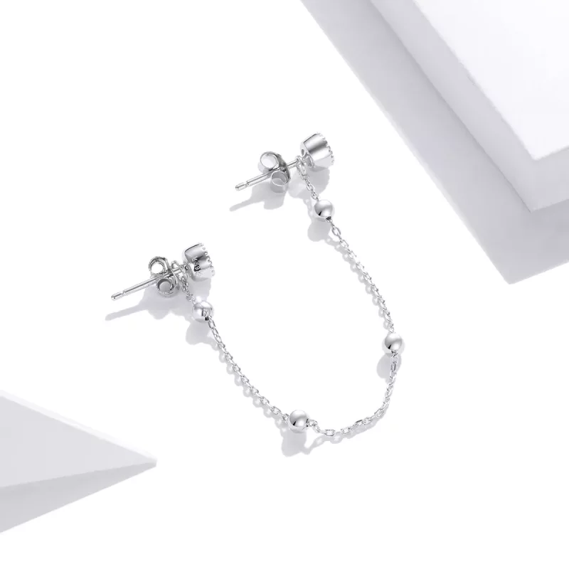 (afbeelding voor) Pandora Style Mode kralen ketting Oorhangers - SCE1107 - Bekijken 2