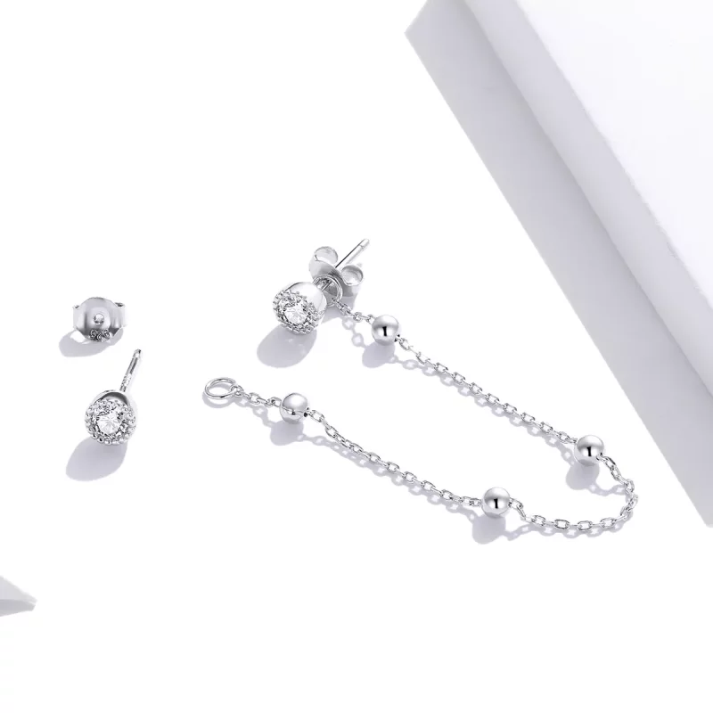 (afbeelding voor) Pandora Style Mode kralen ketting Oorhangers - SCE1107 - Bekijken 3