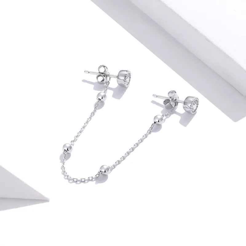(afbeelding voor) Pandora Style Mode kralen ketting Oorhangers - SCE1107 - Bekijken 4