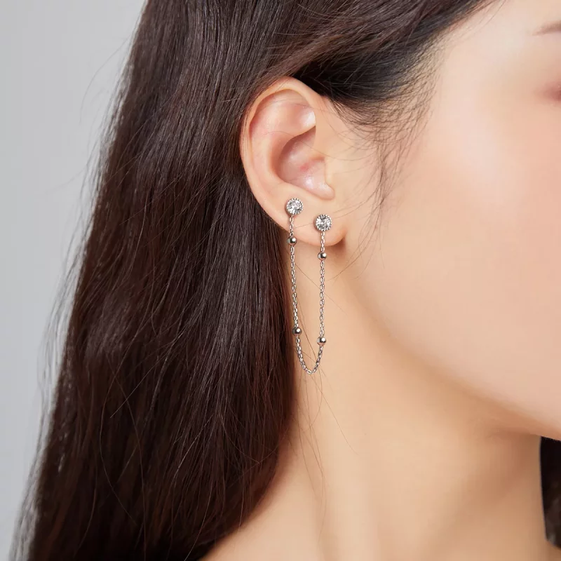 (afbeelding voor) Pandora Style Mode kralen ketting Oorhangers - SCE1107 - Bekijken 6