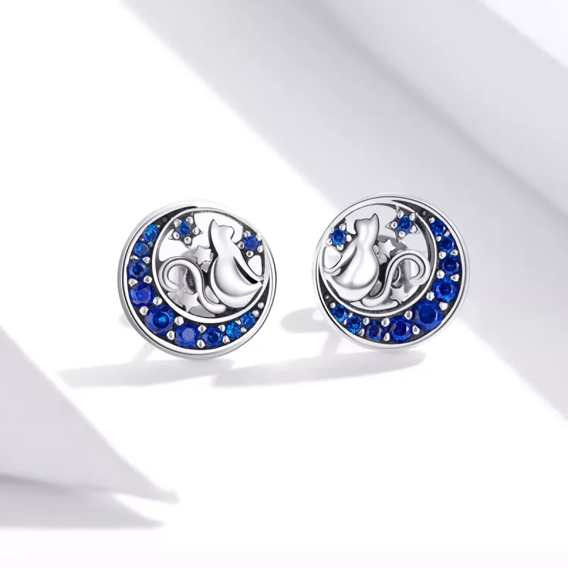 (afbeelding voor) Pandora Style Monn Kitty Oorknopjes - SCE880 - Bekijken 2