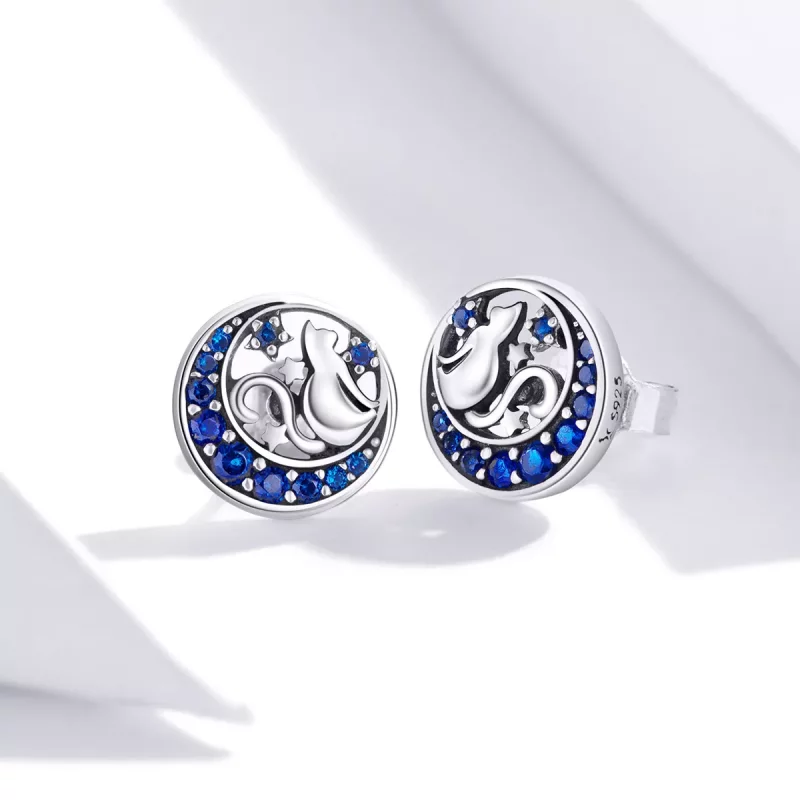(afbeelding voor) Pandora Style Monn Kitty Oorknopjes - SCE880 - Bekijken 3
