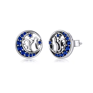 (afbeelding voor) Pandora Style Monn Kitty Oorknopjes - SCE880