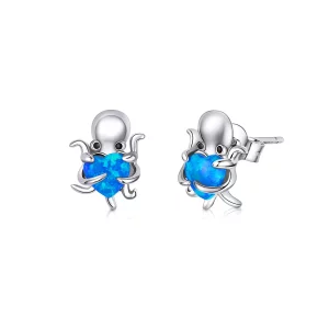 Pandora Style Mooie Octopus Oorknopjes - SCE881 (afbeelding voor) Pandora Style Mooie Octopus Oorknopjes - SCE881