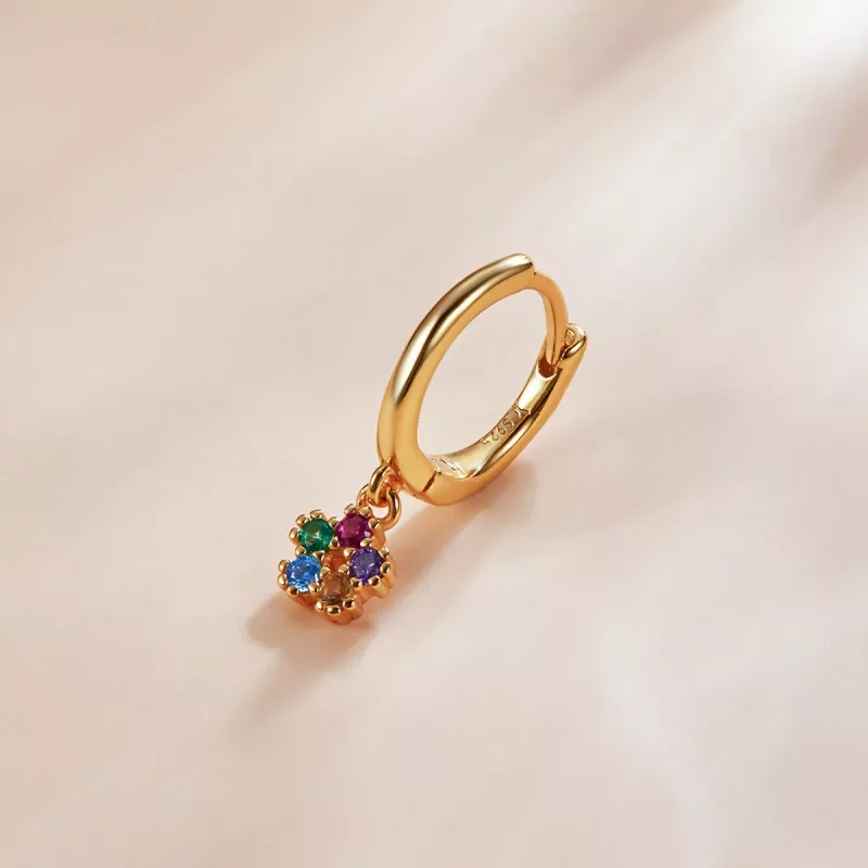 (afbeelding voor) Pandora Style Mysterieuze Spaanse bloem Spain Oorringen - SCE1150 - Bekijken 2