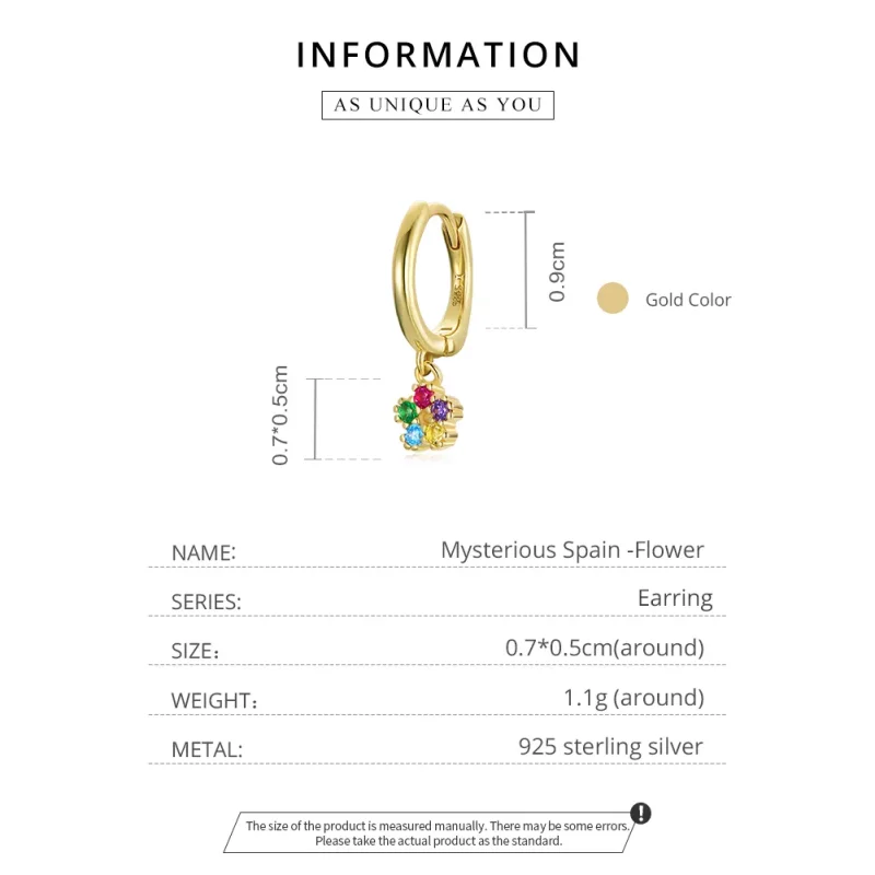 (afbeelding voor) Pandora Style Mysterieuze Spaanse bloem Spain Oorringen - SCE1150 - Bekijken 4