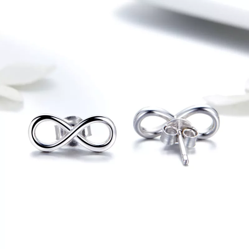 (afbeelding voor) Pandora Style Oneindige liefde Oorknopjes - SCE562 - Bekijken 3
