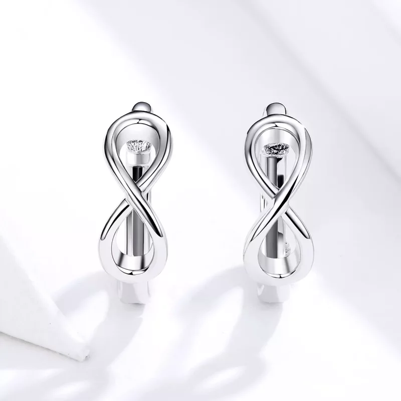 (afbeelding voor) Pandora Style Oneindige liefde Oorringen - SCE743 - Bekijken 2