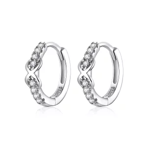 Pandora Style Oneindigheidssymbool Oorringen - SCE872 (afbeelding voor) Pandora Style Oneindigheidssymbool Oorringen - SCE872