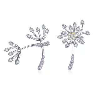 (afbeelding voor) Pandora Style Paardebloem liefde Oorknopjes - SCE506
