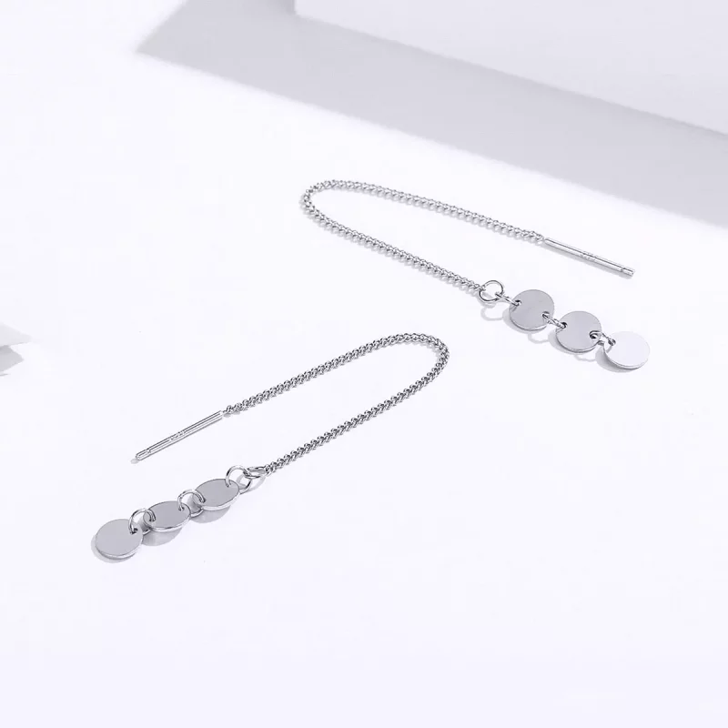 (afbeelding voor) Pandora Style Pailletten Oorhangers - SCE687 - Bekijken 3