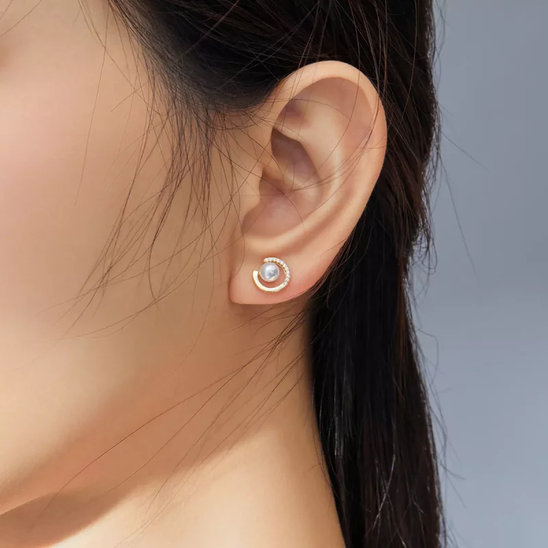 (afbeelding voor) Pandora Style Parel Oorknopjes - SCE802 - Bekijken 7