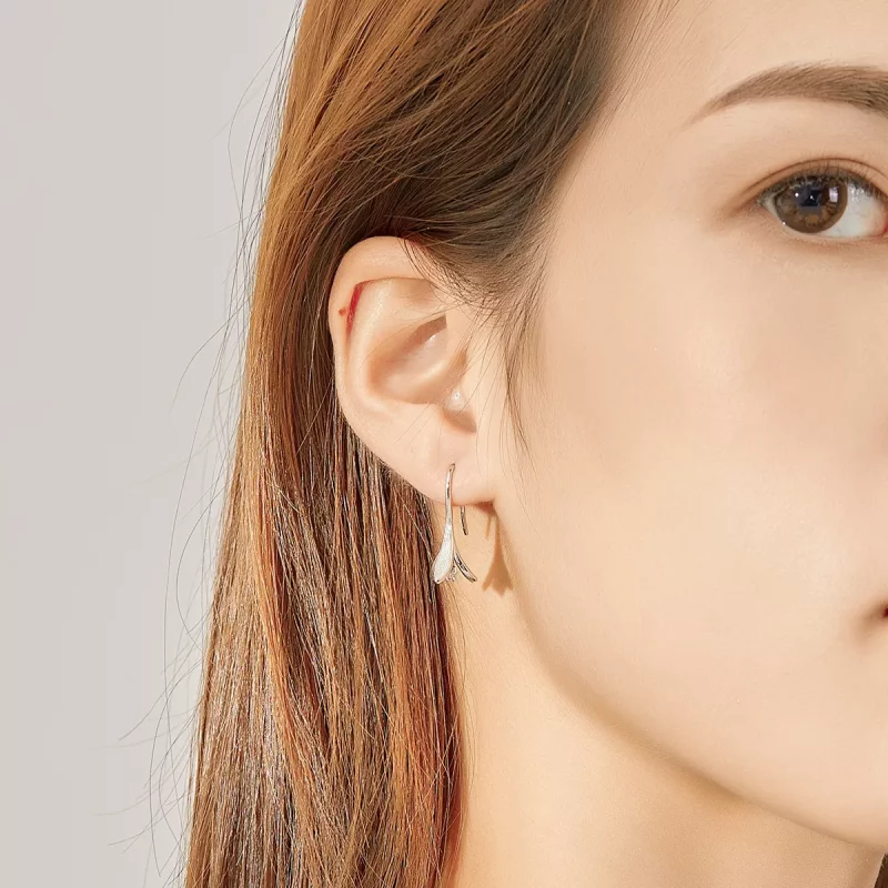 (afbeelding voor) Pandora Style Poëtische bloemen Oorhangers - SCE820 - Bekijken 6