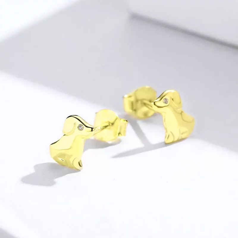 (afbeelding voor) Pandora Style puppy Oorknopjes - SCE584-C - Bekijken 2