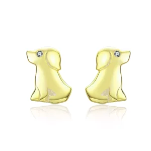 Pandora Style puppy Oorknopjes - SCE584-C (afbeelding voor) Pandora Style puppy Oorknopjes - SCE584-C