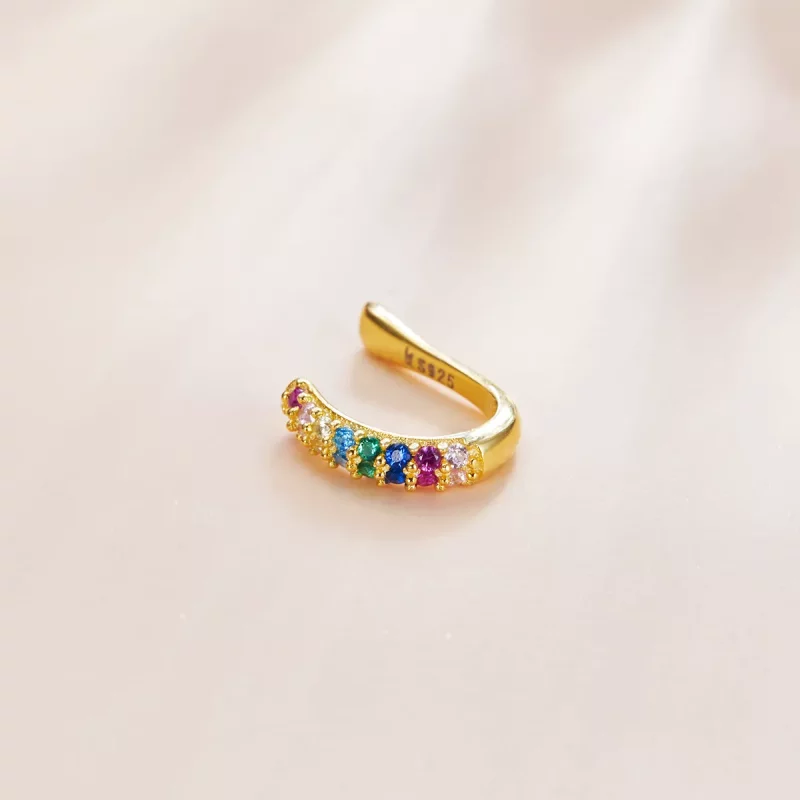 (afbeelding voor) Pandora Style Regenboog Oorclip - SCE1101 - Bekijken 3