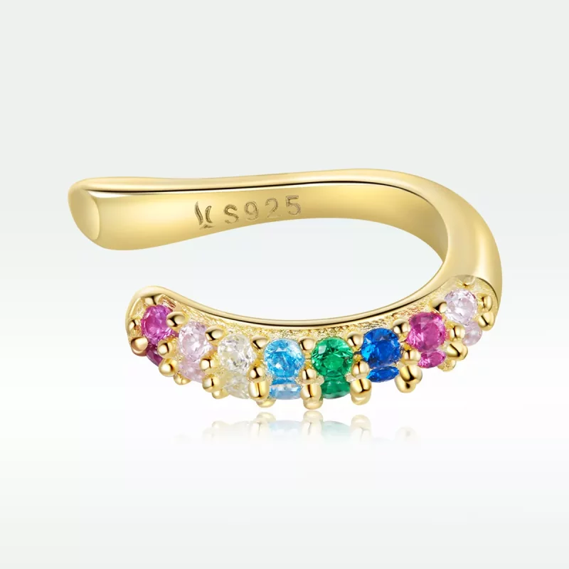 (afbeelding voor) Pandora Style Regenboog Oorclip - SCE1101 - Bekijken 5