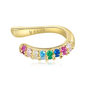 Pandora Style Regenboog Oorclip - SCE1101 (afbeelding voor) Pandora Style Regenboog Oorclip - SCE1101