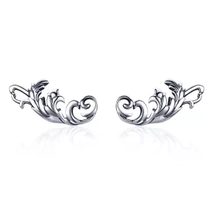 (afbeelding voor) Pandora Style Retro Europese bloem Oorknopjes - SCE580