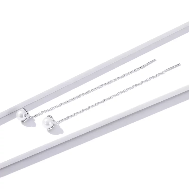 (afbeelding voor) Pandora Style Rijg pure bloemen Oorhangers - BSE373 - Bekijken 2