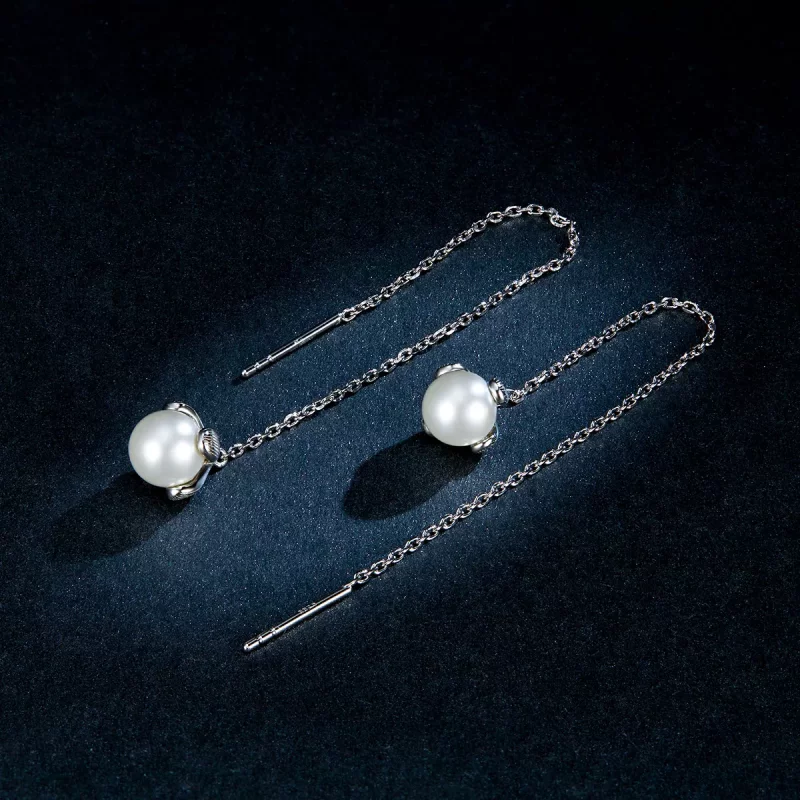 (afbeelding voor) Pandora Style Rijg pure bloemen Oorhangers - BSE373 - Bekijken 5