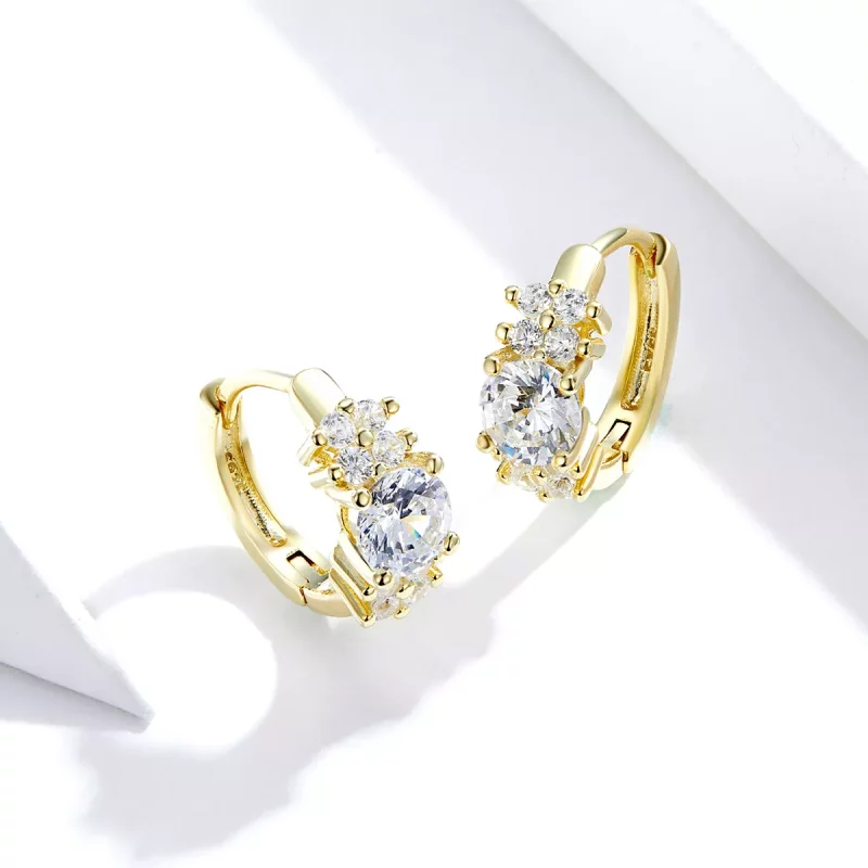 (afbeelding voor) Pandora Style Romantische glans Oorringen - SCE485-B - Bekijken 2