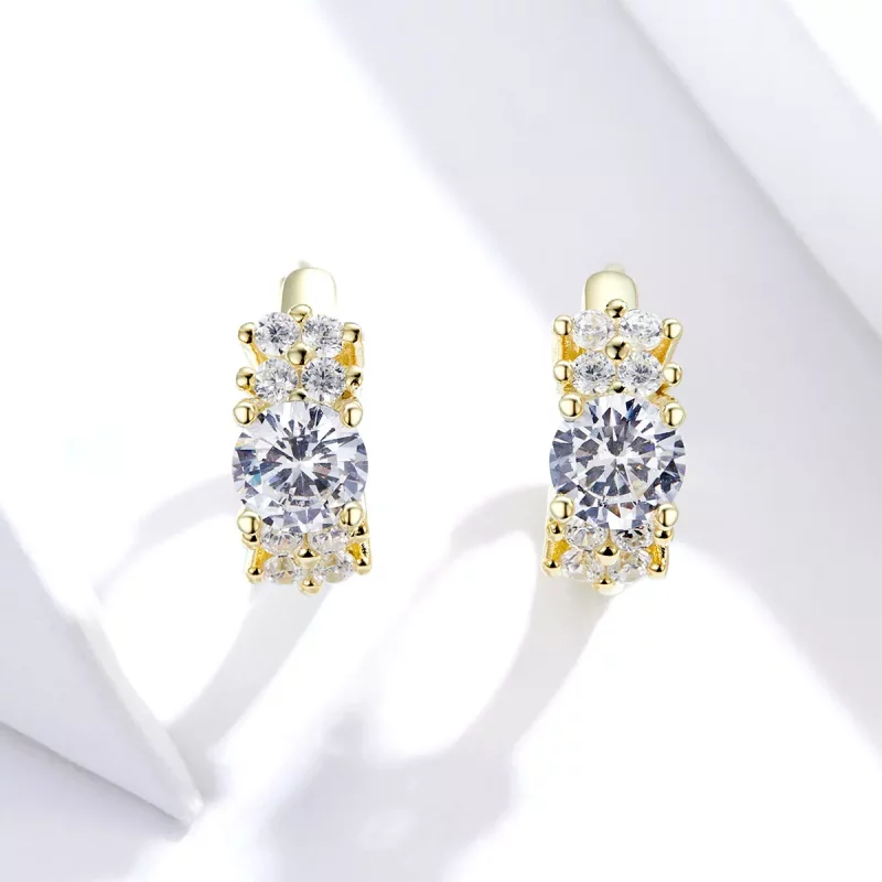 (afbeelding voor) Pandora Style Romantische glans Oorringen - SCE485-B - Bekijken 3