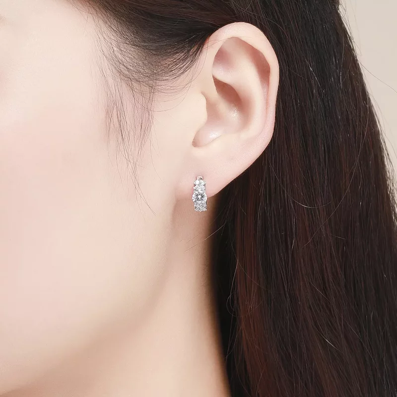 (afbeelding voor) Pandora Style Romantische glans Oorringen - SCE485 - Bekijken 5
