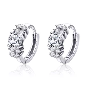 Pandora Style Romantische glans Oorringen - SCE485 (afbeelding voor) Pandora Style Romantische glans Oorringen - SCE485